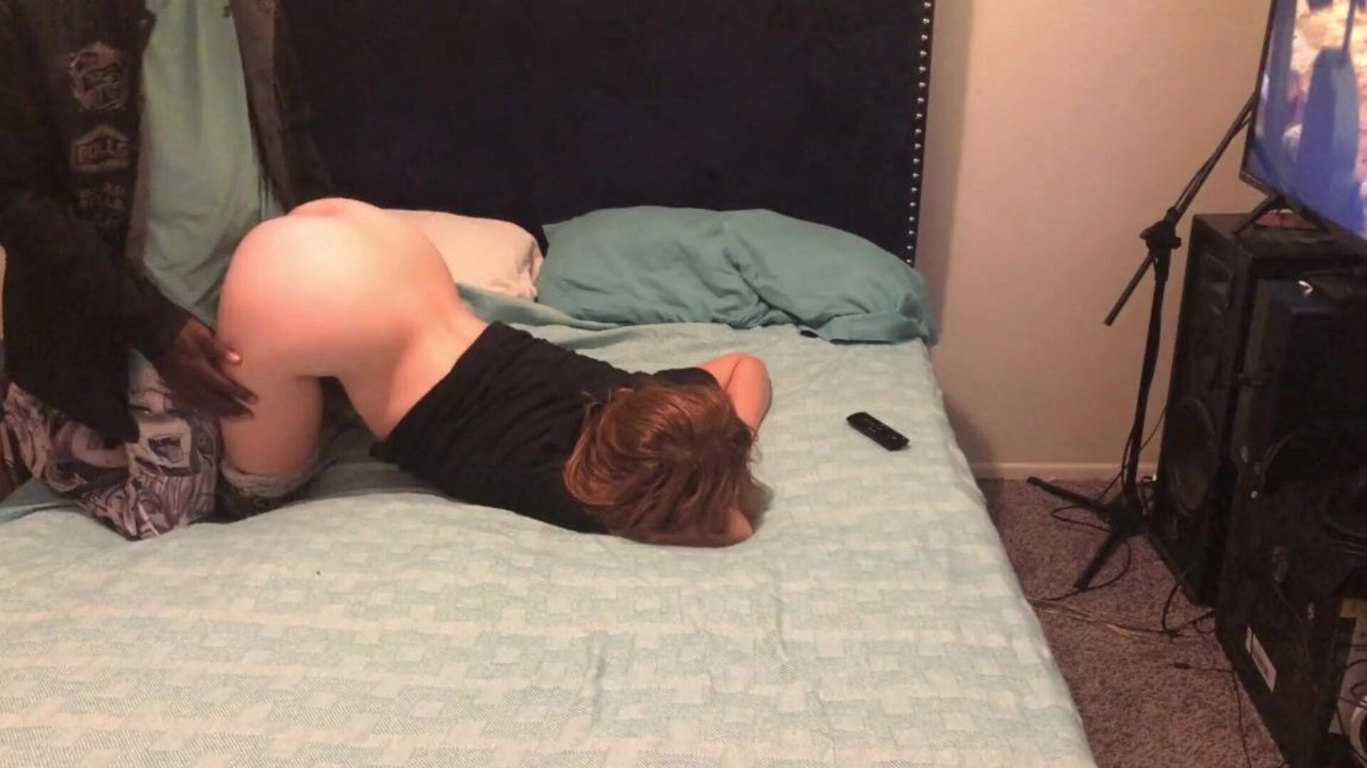 Redhead Neighbor Comes over for toon Gets creampie