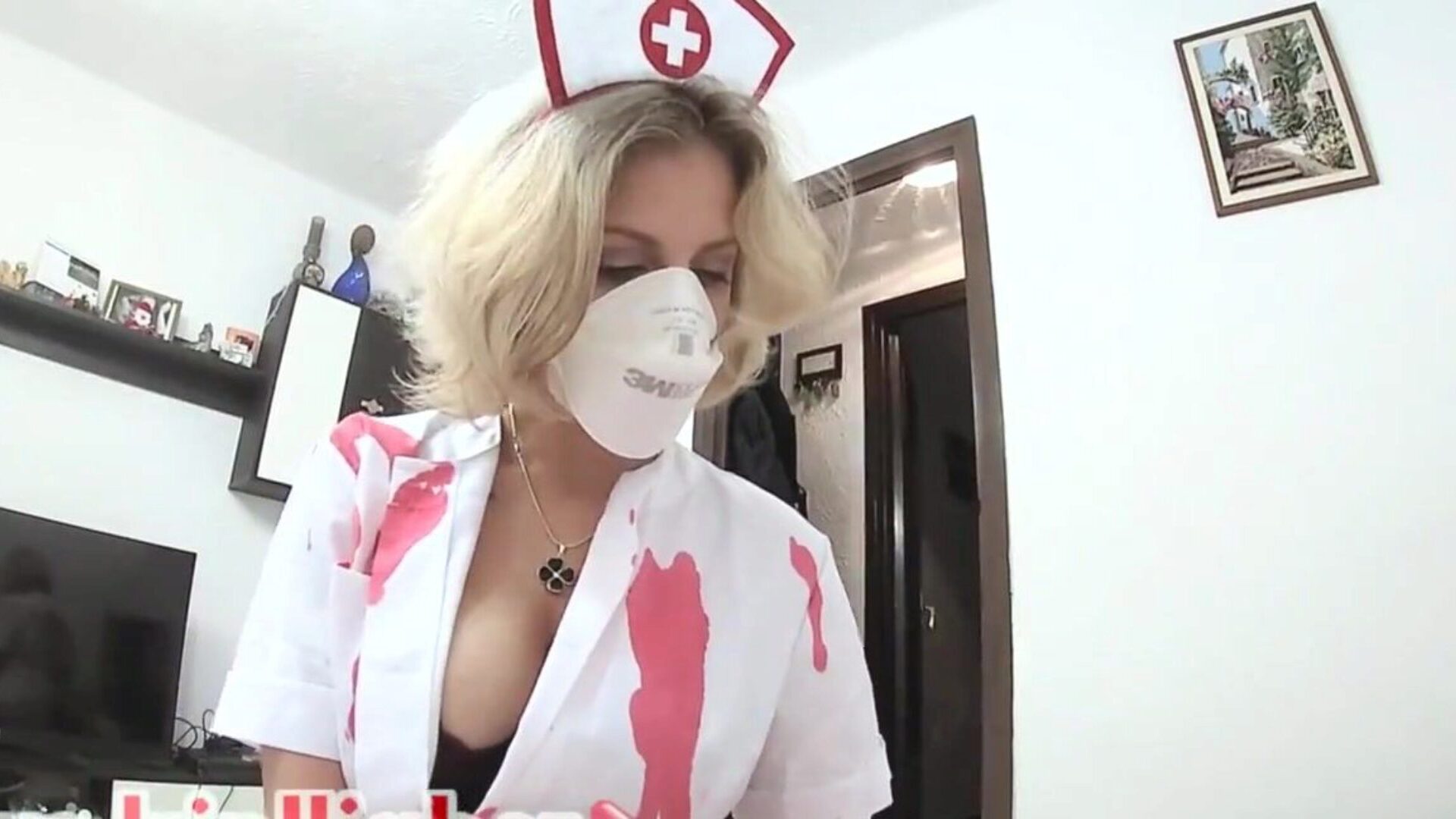 I Fucked the Nurse during Quarantine with Creampie